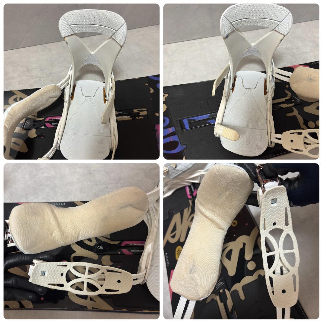 バートン SOCIALITE 147cm レディース　スノーボード　3点セット