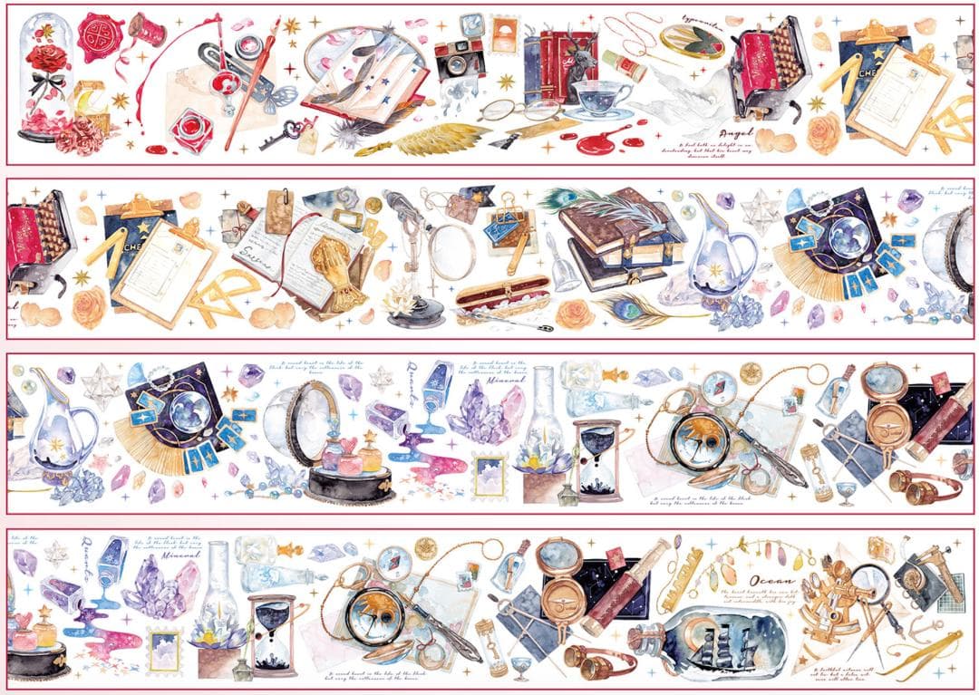 【2巻セット】LECREDE 檸檬樹 五周年「私家文房具」「魔女的书橱」背景