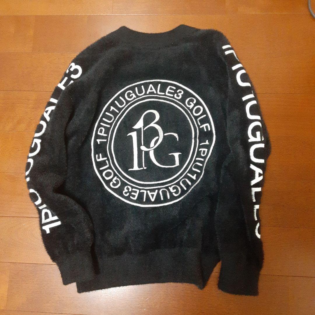 1PIUGUALE3 　スニード　プルオーバー レディース ゴルフ　黒M