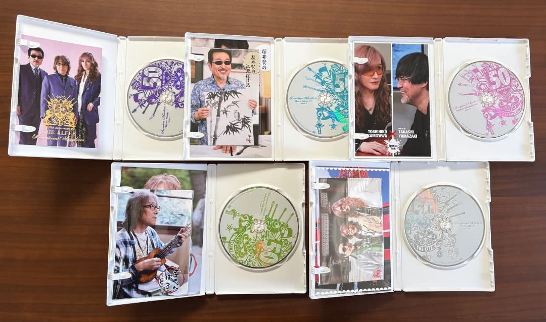 THE ALFEE 50th Anniversary DVD 5本セット