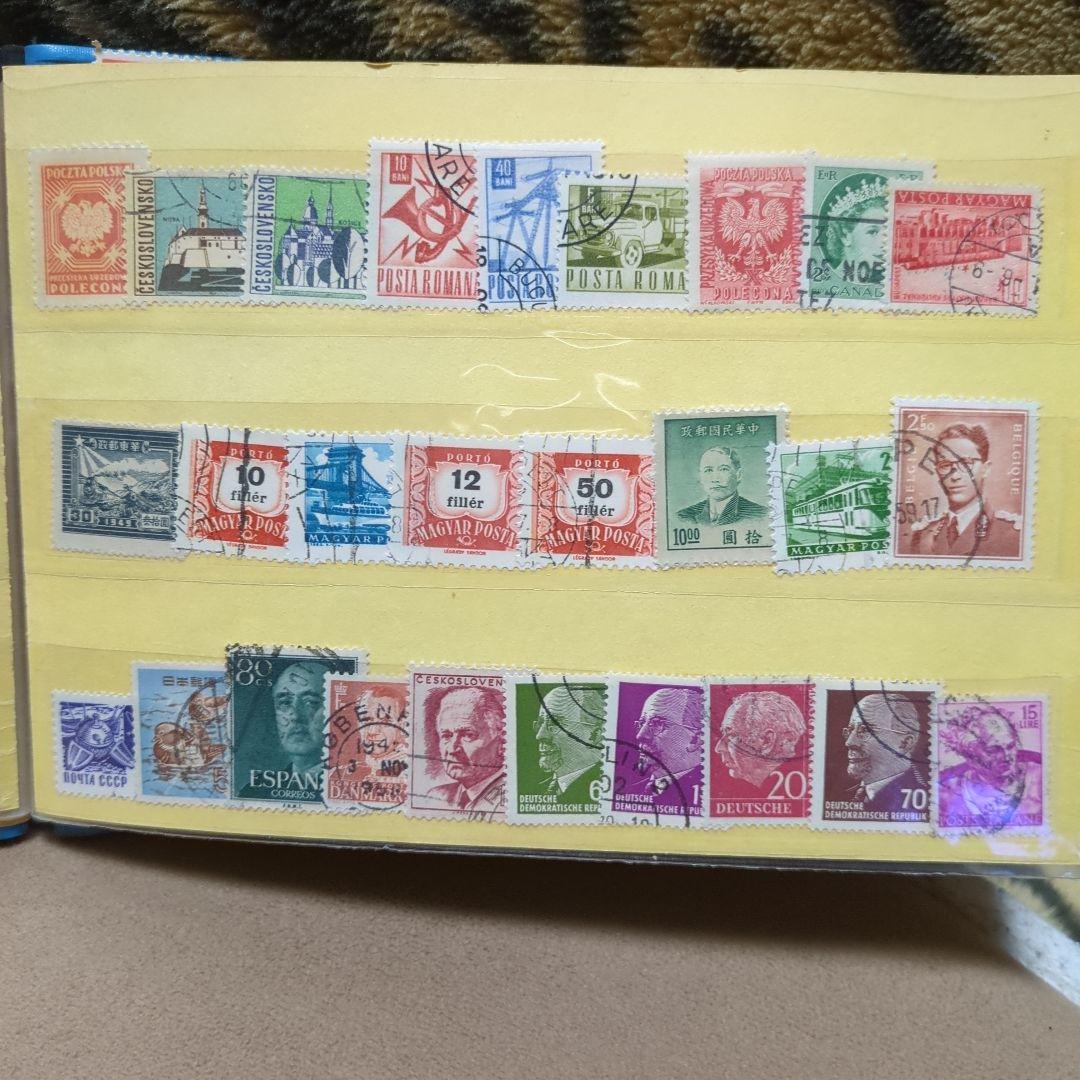 世界の古切手(全て1970年以前)コレクションファイル