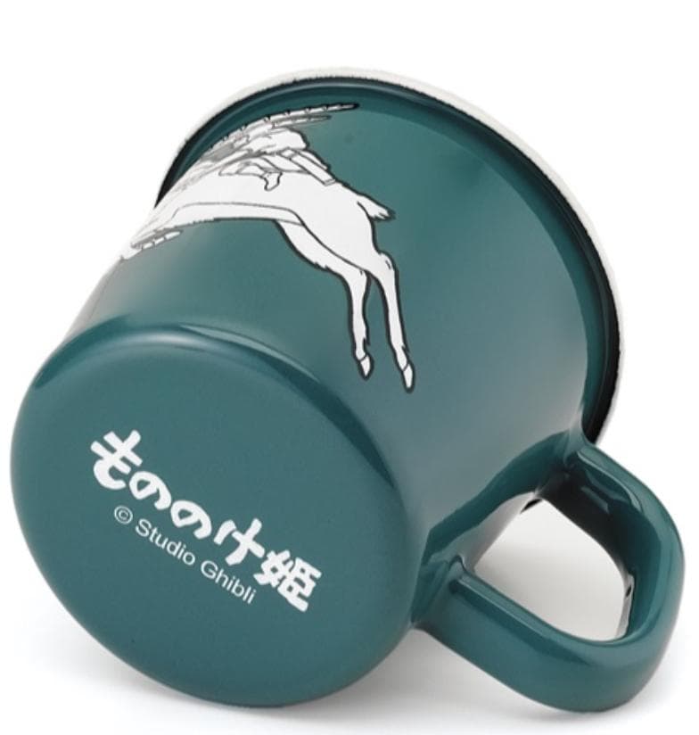 限定 完売品 もののけ姫 アシタカ ホーローマグカップ Foxfire ヤックル