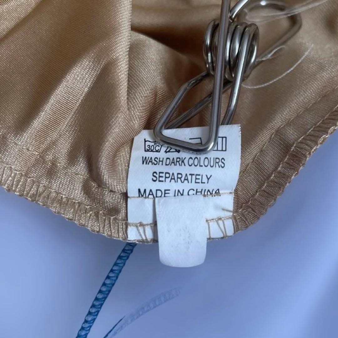 社交ダンス　スタンダードドレス　プリンセス　濃紺ベルベット　M