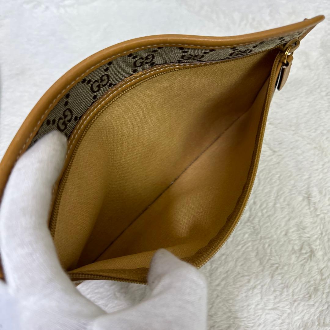 GUCCI グッチ GGキャンバス 2WAY ボストンバッグ ゴールド金具
