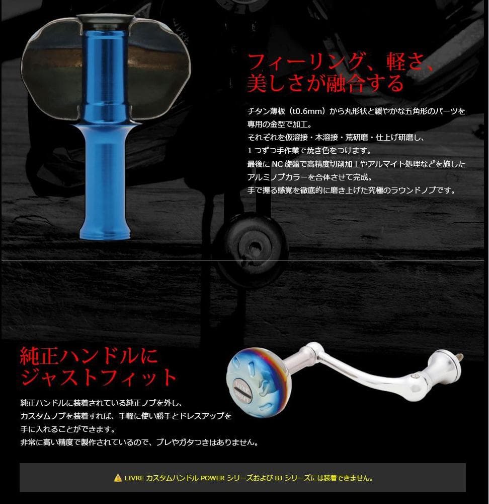 ★特価品10％OFF【リブレ/LIVRE】EP37 ハンドルノブ