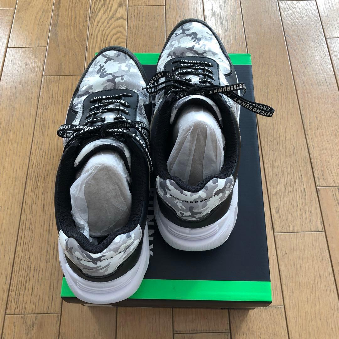 PSYCHO BUNNY カモフラージュ ゴルフスニーカーサイズ27.5cm