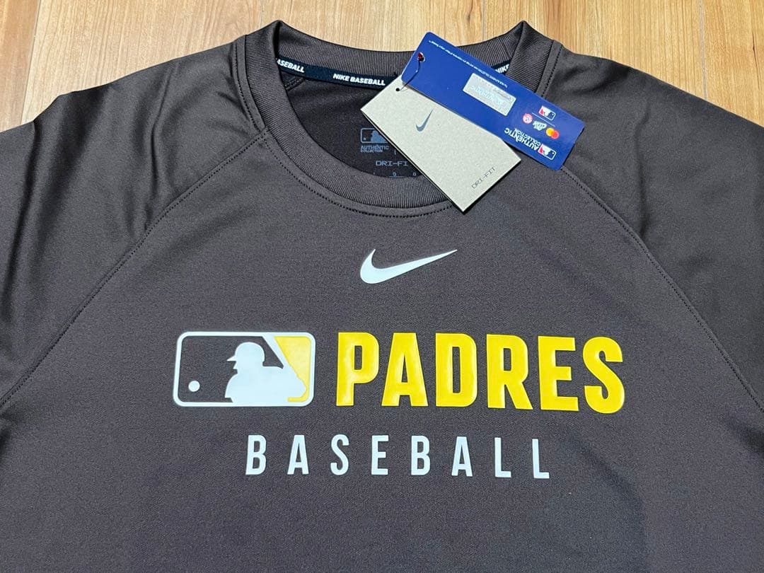 ダルビッシュ選手等着用サイズL パドレスオーセンティック パフォーマンスTシャツ