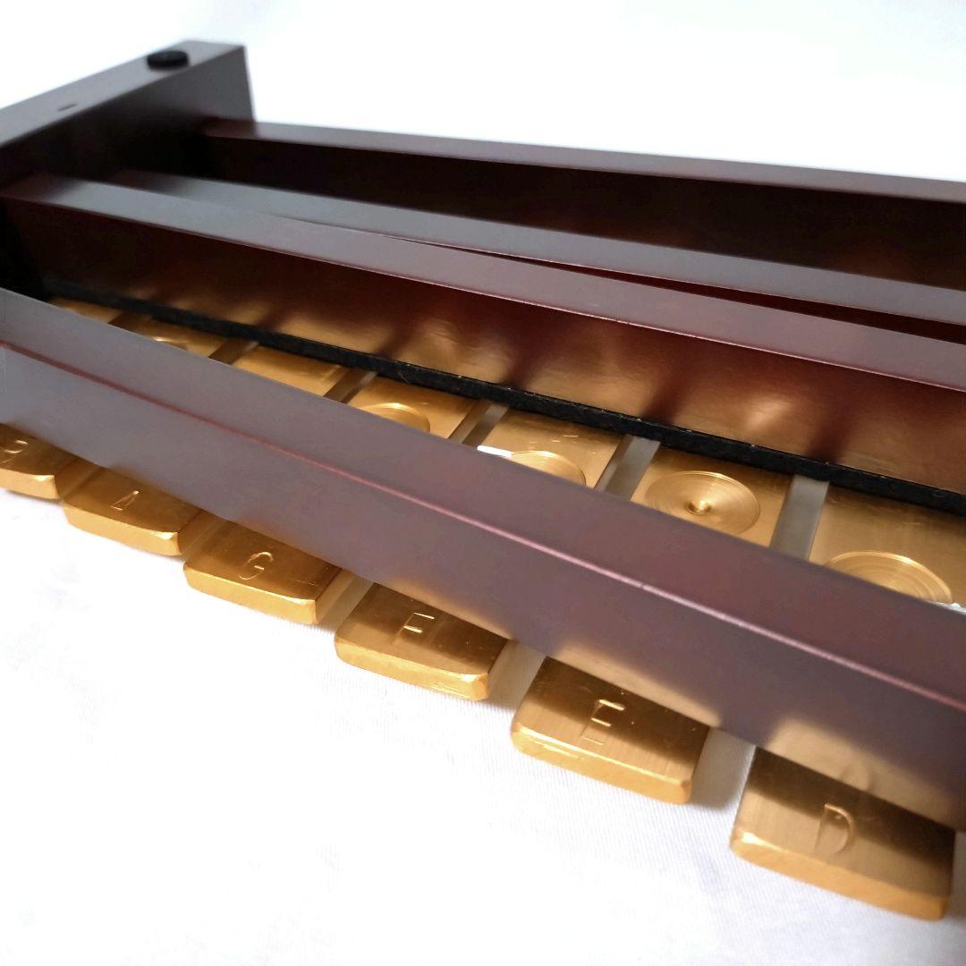 希少　YAMAHA　グロッケン　ゴールド　卓上鉄琴　32音　ハードケース付き