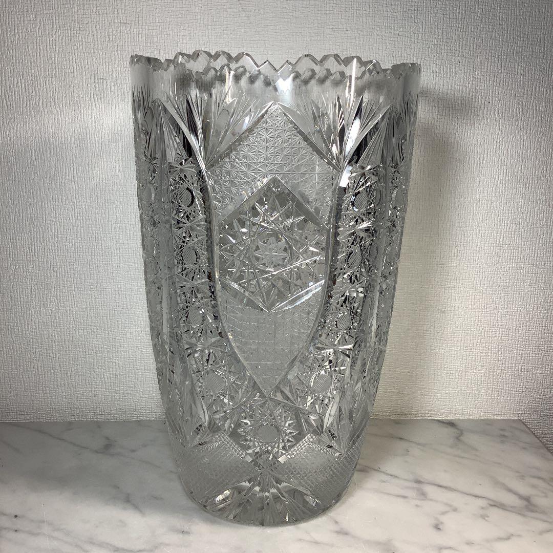 ボヘミアグラス　フラワーベース