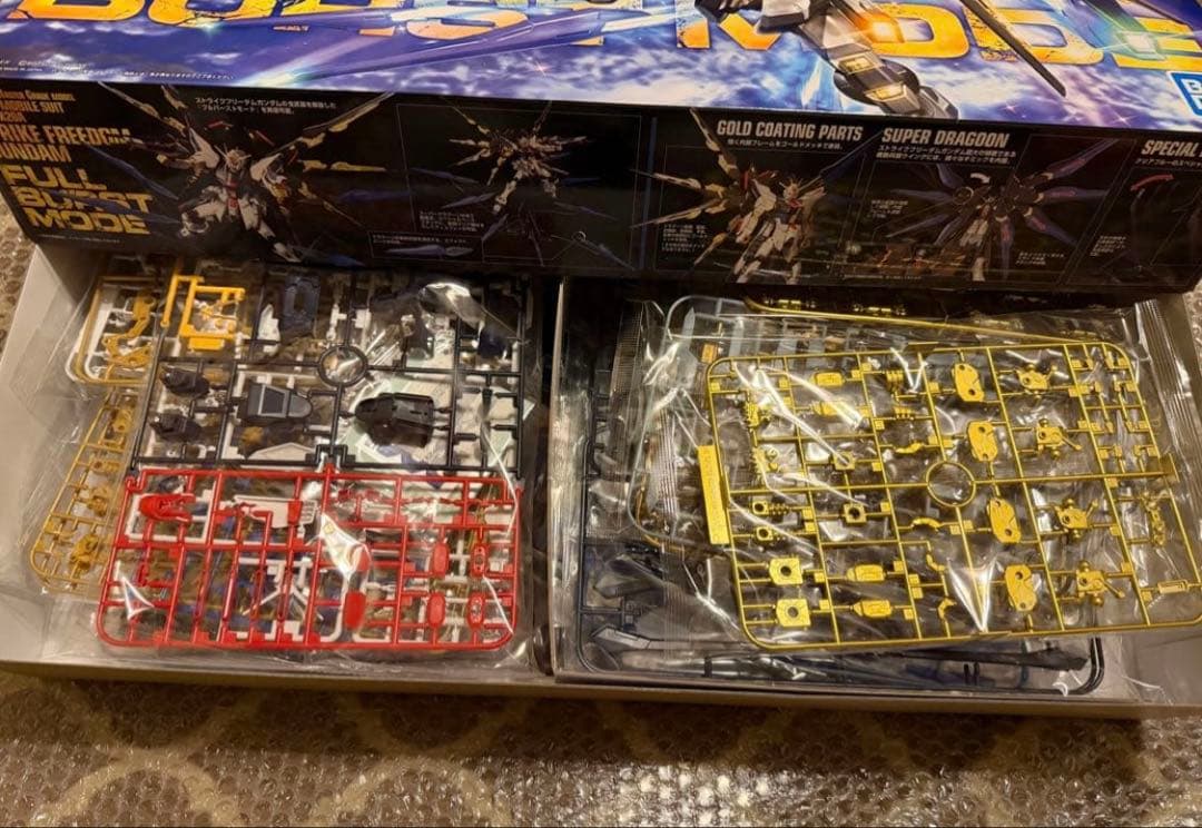 新品 MGストライクフリーダムガンダム フルバーストモード ガンプラ ポスター付