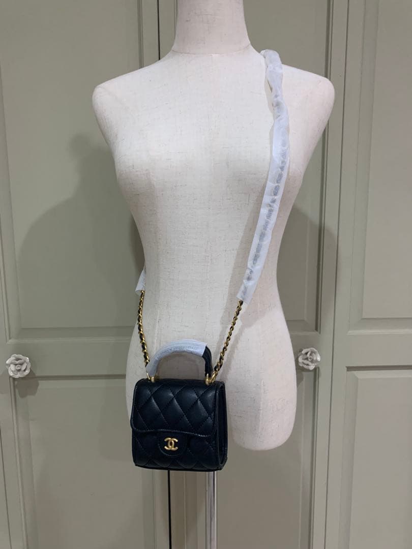シャネル ブラック ミニバッグ チェーンショルダー　ノベルティ新品