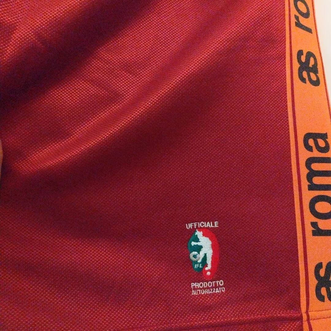 希少　as roma ジャージ上下ハーフパンツ3点セット 赤/白