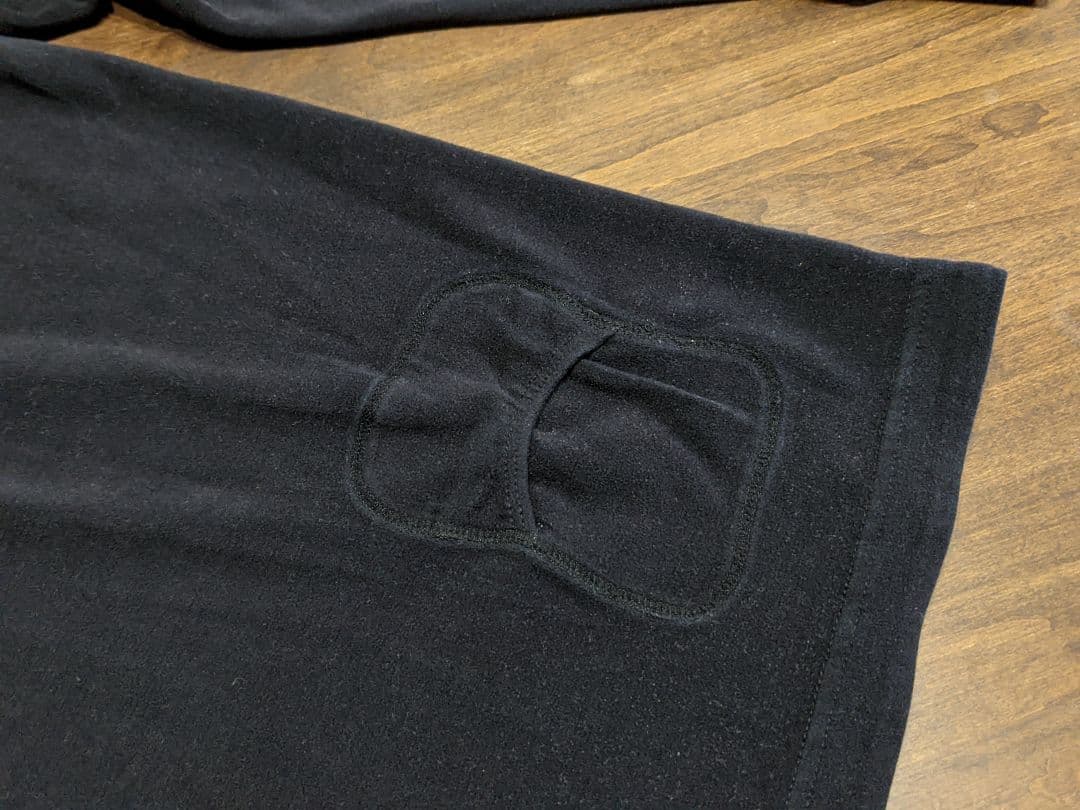 パーリーゲイツ　モックネック　長袖シャツ　ゴルフ　ウエア　黒 アンダー PG 4