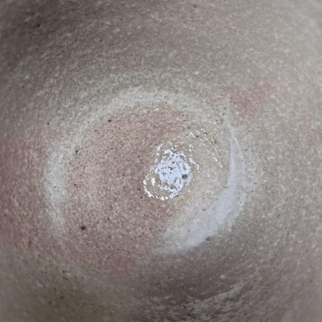 人間国宝【松井康成】灰釉茶碗　未使用　お箱栞付き