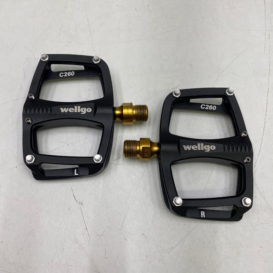 Wellgo C260 ALUMINUM SUPER LITE ブラック ペダル