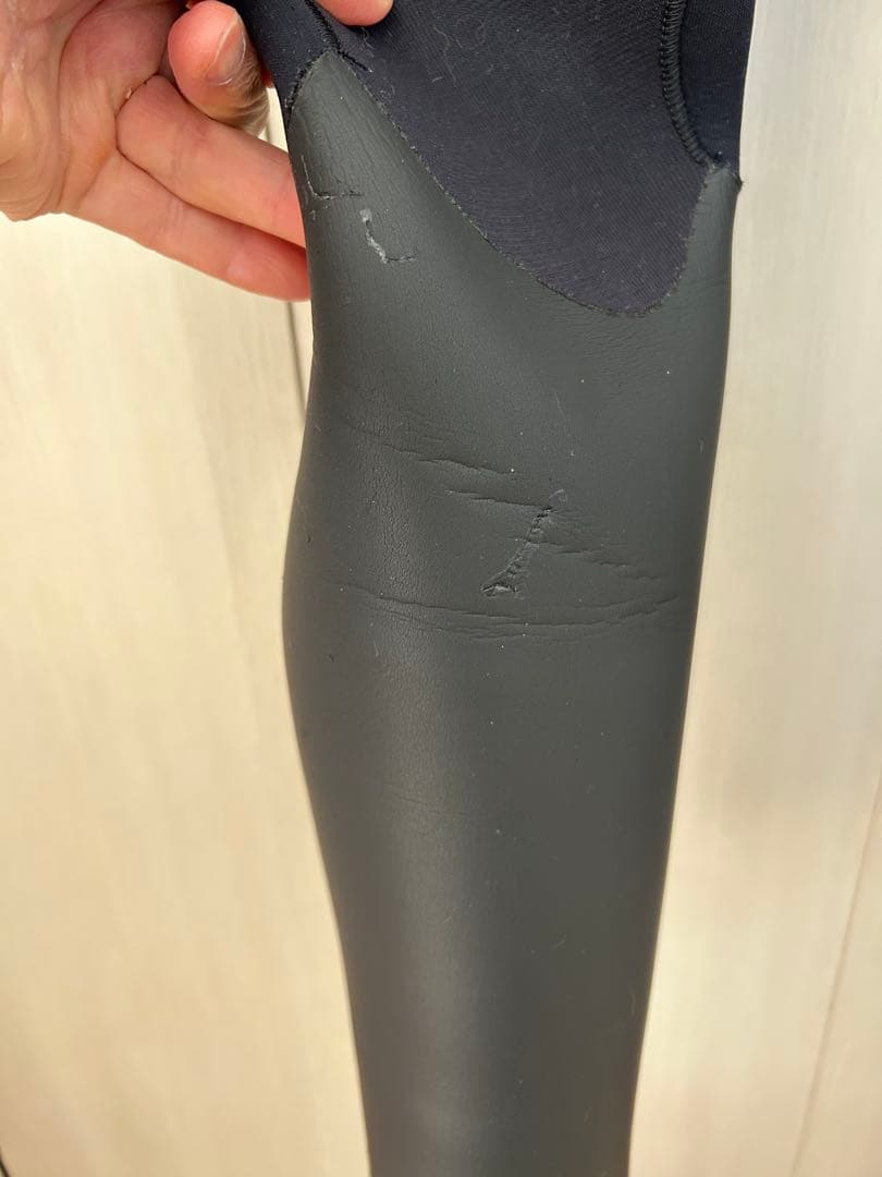 RASH ウェットスーツ　セミドライ　ML ラバー柔らか　オールブラック　激シブ