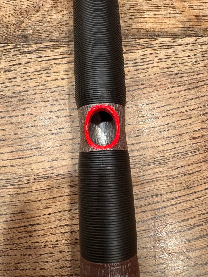 【大幅値下げ中！】龍笛 横笛 雅楽 樹脂性 クリーニング済み 絞り染めの袋付き