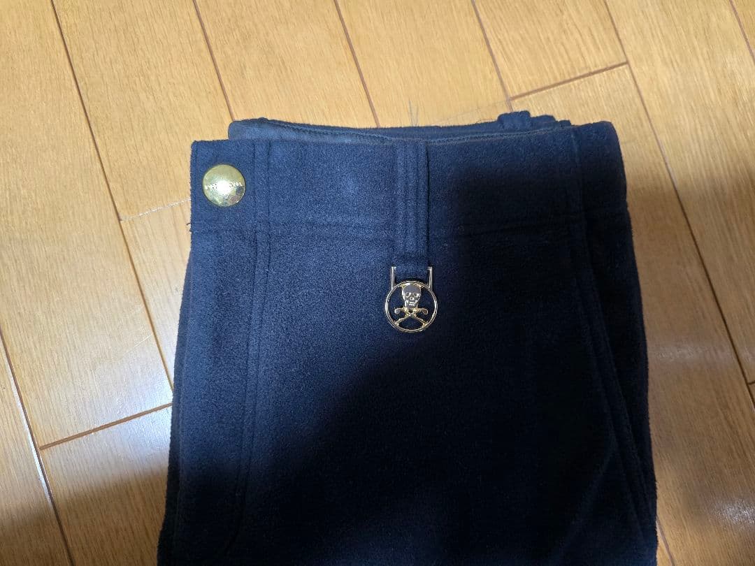 MARK&LONA フリースパンツ　ブラック