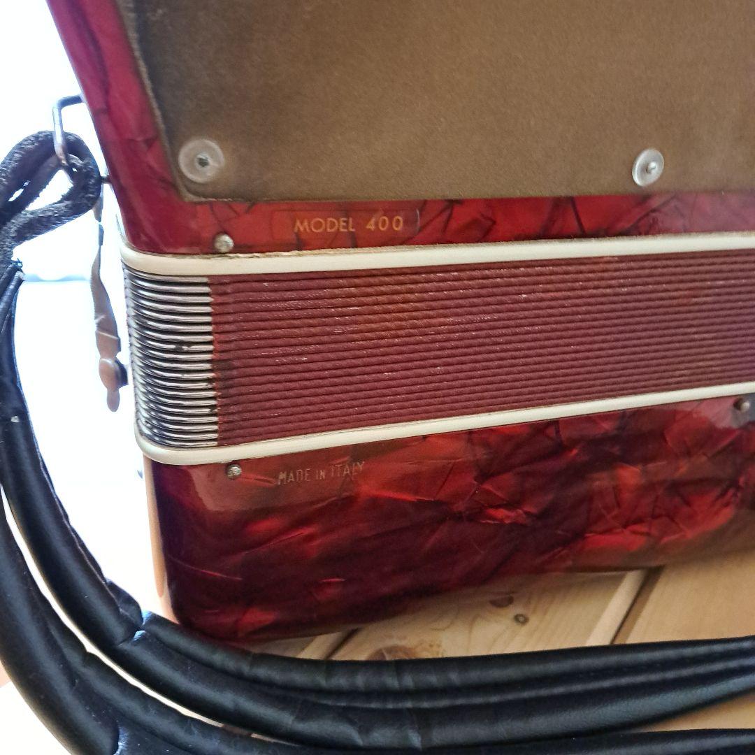 ヴィンテージEXCELSIOR .mod400アコーディオン 41鍵盤マイク内蔵