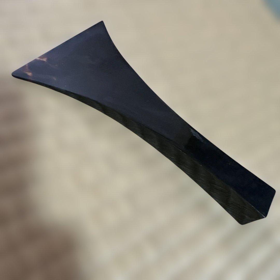 珍品！1枚もの黒水牛手許 津軽三味線用 鼈甲撥