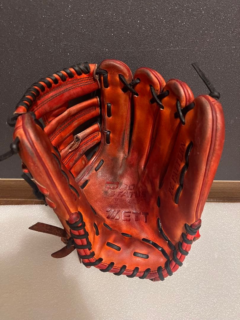 ★人気★ ZEET ゼット プロステイタス オーダー 一般硬式用 外野手用 良型