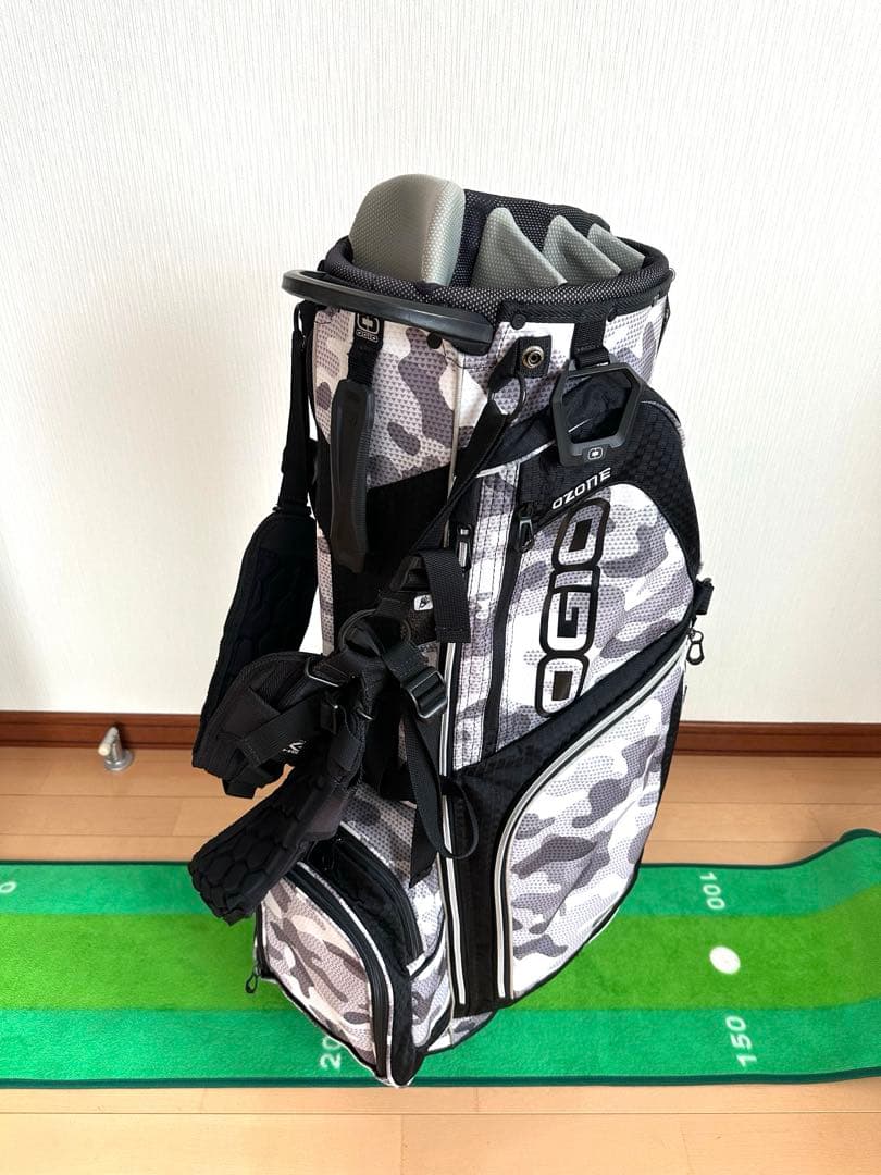 【レア】OGIO オジオカモフラ スタンド キャディバック &ヘッドカバーセット
