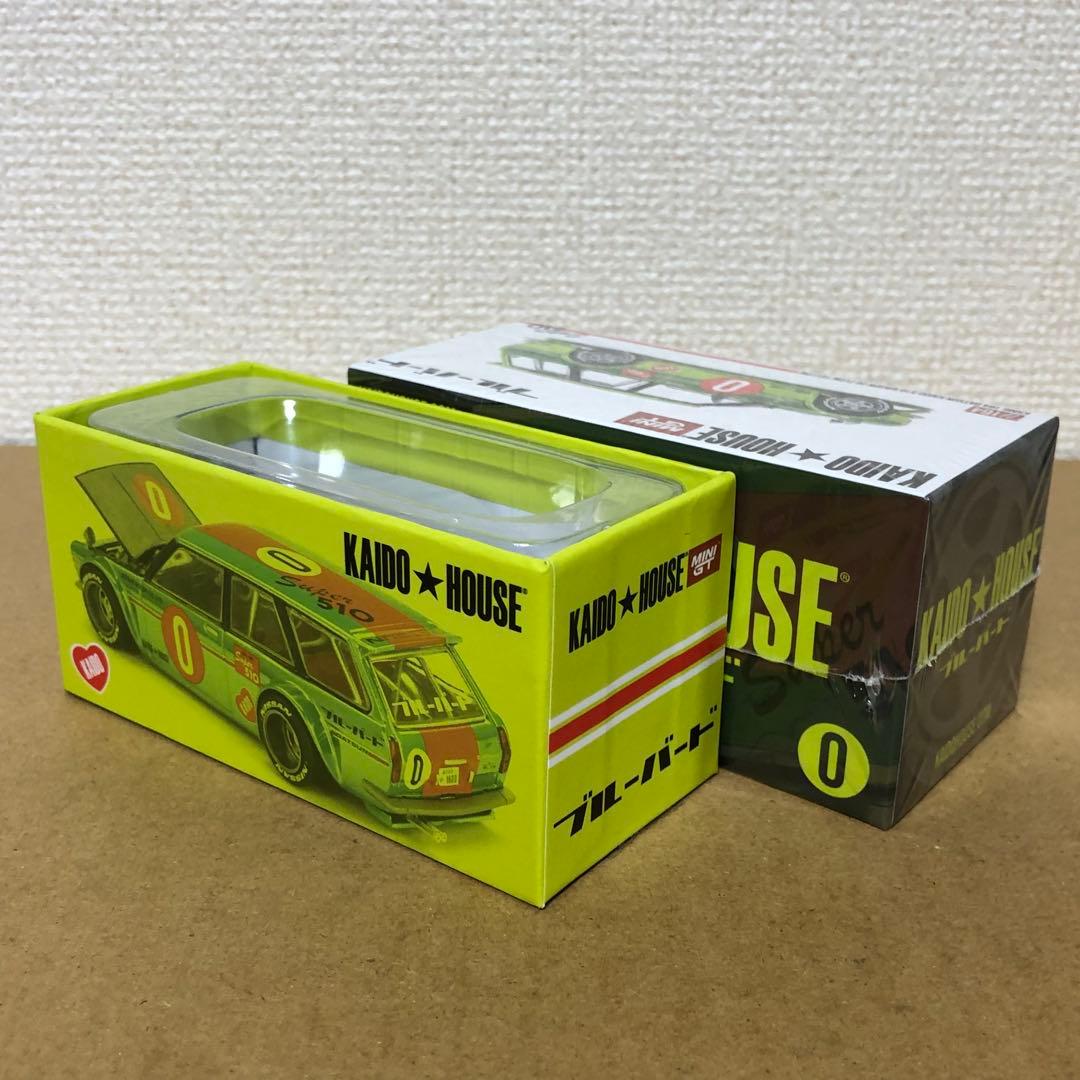 チェイスカー　ミニGT 街道ハウス　ダットサン 510 ワゴン　FLOWイエロー