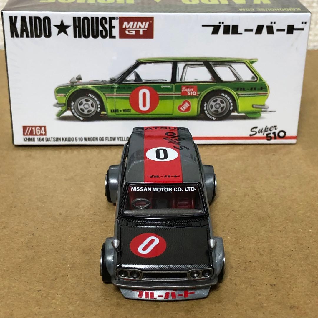 チェイスカー　ミニGT 街道ハウス　ダットサン 510 ワゴン　FLOWイエロー