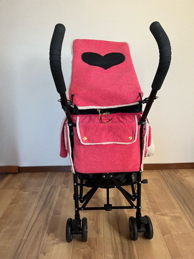 マザーカート ミニバギーパリエロ キャリーカートペットカート ピンクゴールド