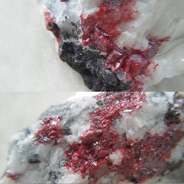 18.86g　辰砂　結晶たちの饗宴　シナバー　鉱物標本　美品