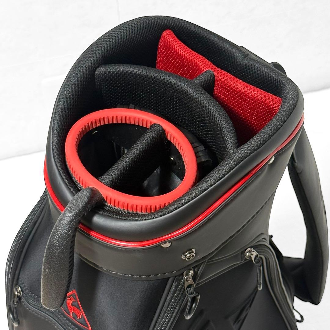 【2in1】黒 le coq sportif ゴルフ キャディバッグ