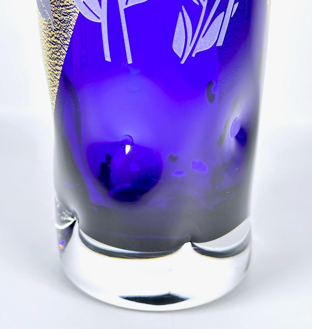 未使用！　江戸硝子　東洋佐々木ガラス　クリスタル花瓶　共箱　高さ22cm