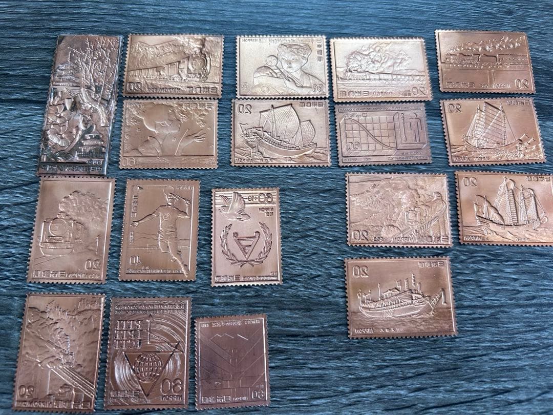 銀製品 日本郵便 コレクション 銀 切手58ｇ