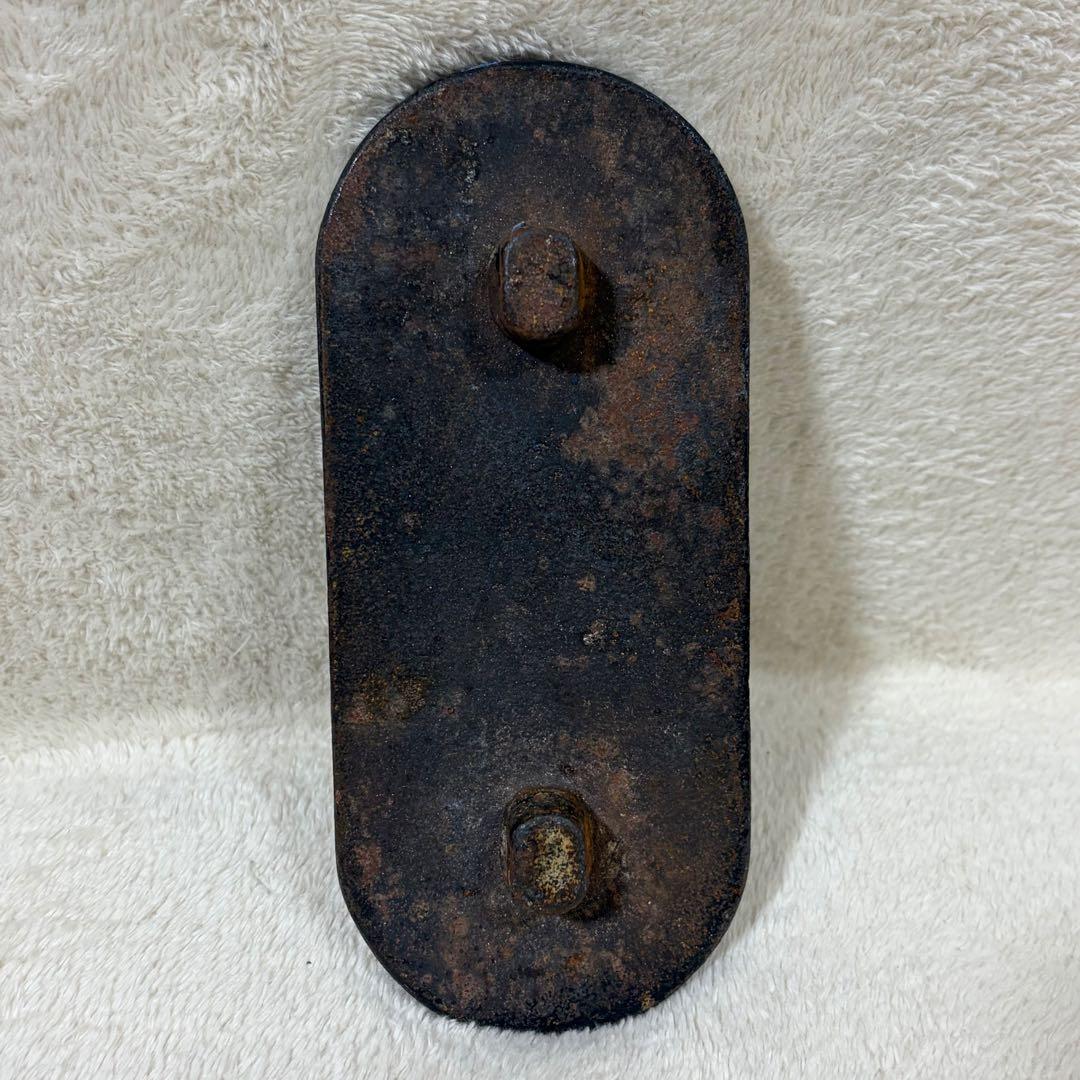 【希少】国鉄 鉄道 転轍器 転てつ器 表示板 銘板 プレート27鎖桿及び転てつ器