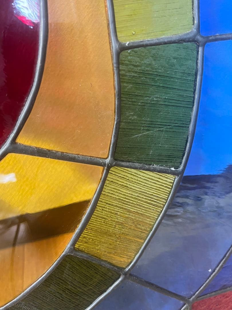 34 ステンドグラス レトロ ステンドグラス 店舗 ディスプレイ 飾り オブジェ