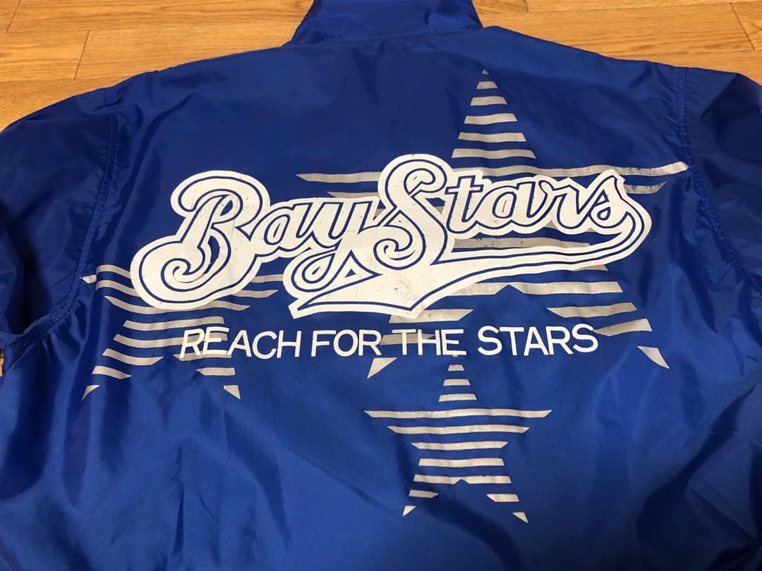 横浜ベイスターズ　シャカシャカ　ナイロンジャンバー　スタジャン　旧ロゴ