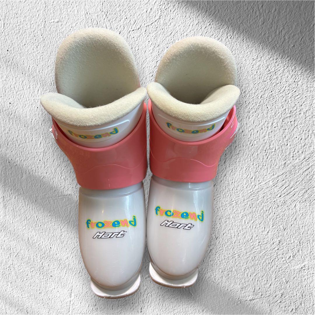 Hart（ハート）ジュニアスキーセット　ピンク スキー袋付き 女の子