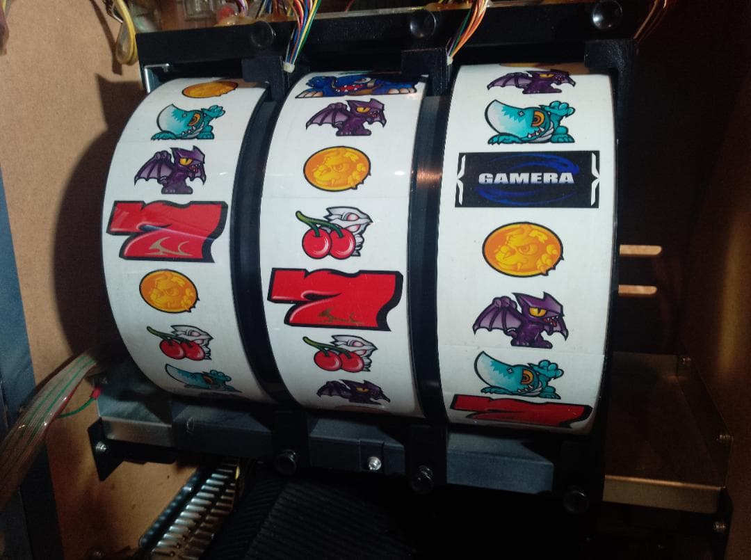 【ジャンク】パチスロ実機　ロデオ　ガメラハイグレードビジョン　液晶不良　音不良