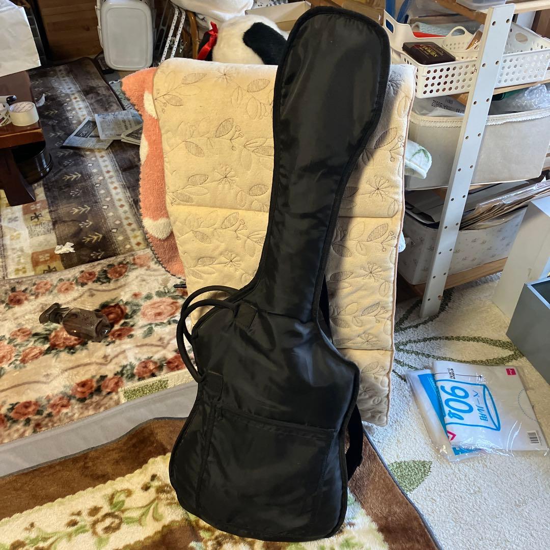 ⭐︎BUSKER'S 　エレキギター　レッド×ブラック　ケース付き