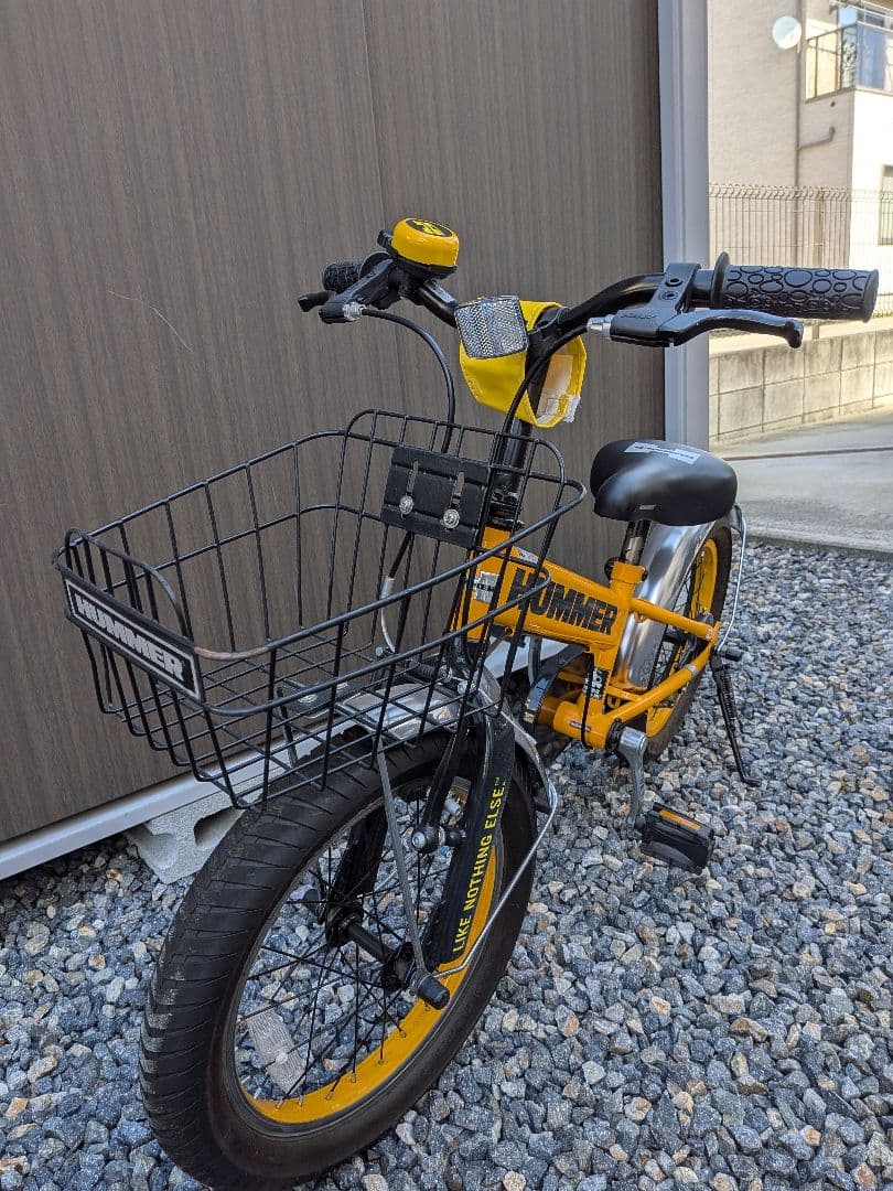 広島県　岡山県　HUMMER　子供用自転車　補助輪　ヘルメット　16インチ