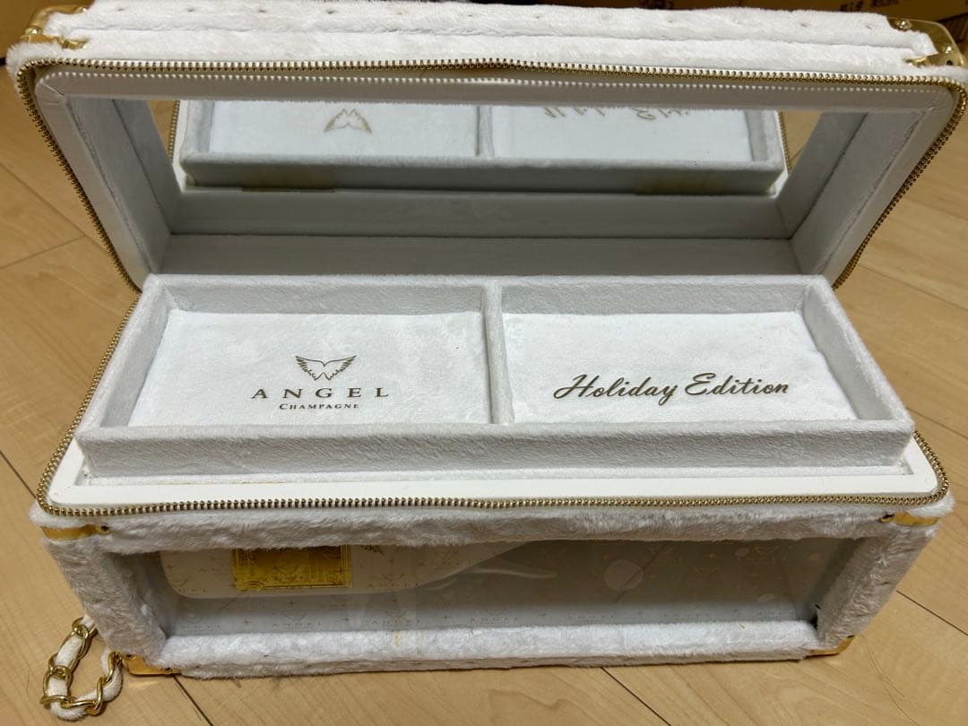 エンジェルドゥミセック　クリスマス限定　空箱　空瓶 白 ホワイト 金