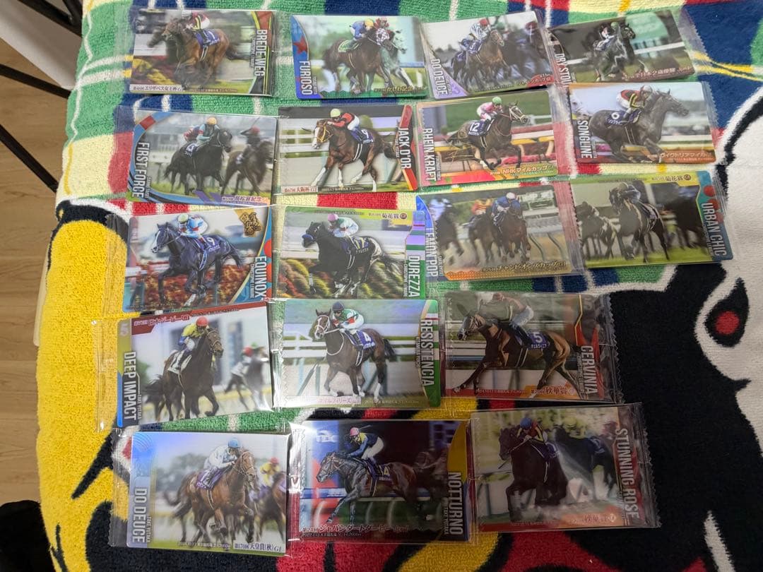 競馬カードセット 28枚（サイン入り10枚）