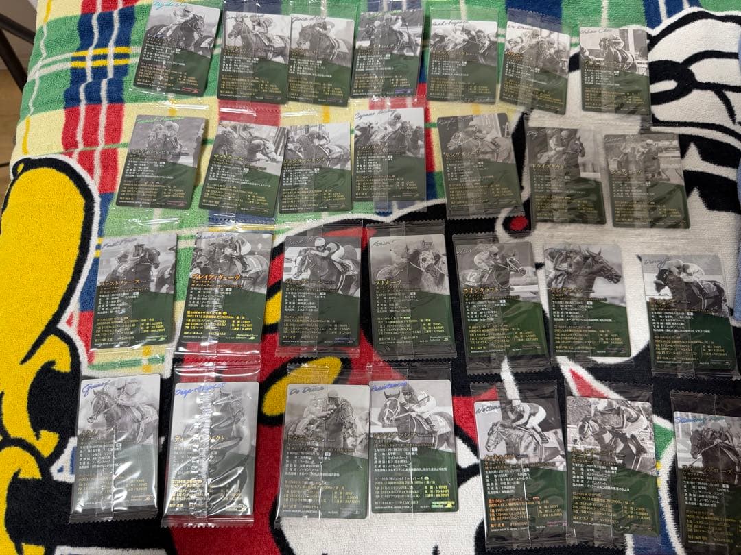 競馬カードセット 28枚（サイン入り10枚）