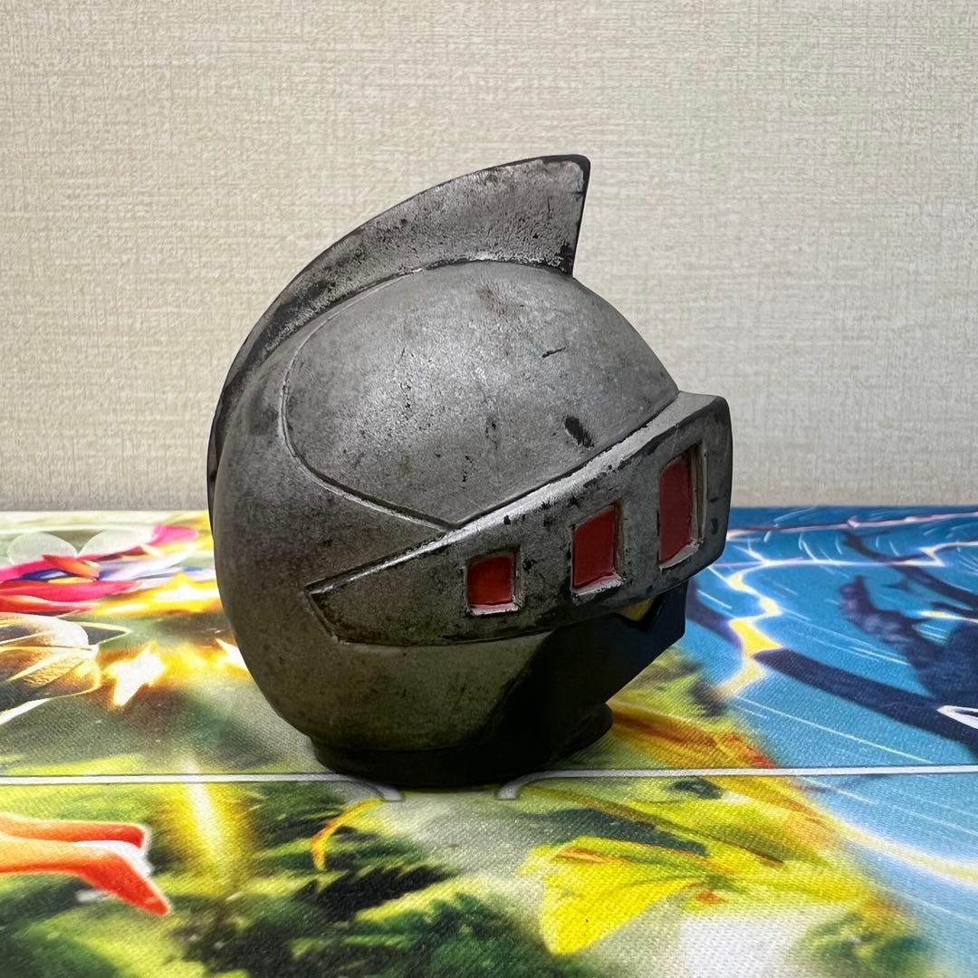 志*人様 希少ビンテージソフビ【シルバー仮面 】 面取れ　旧バンダイ 　TBS