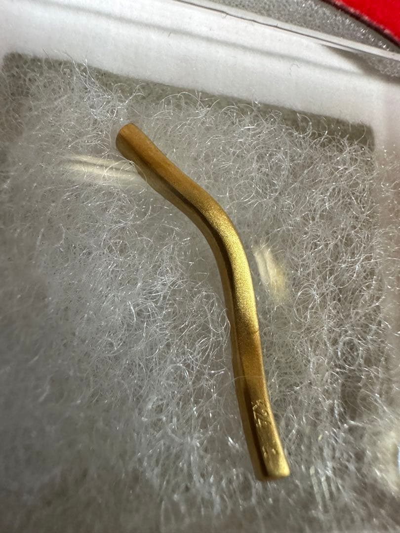 純金製 「ベビースターラーメン」1/1サイズ