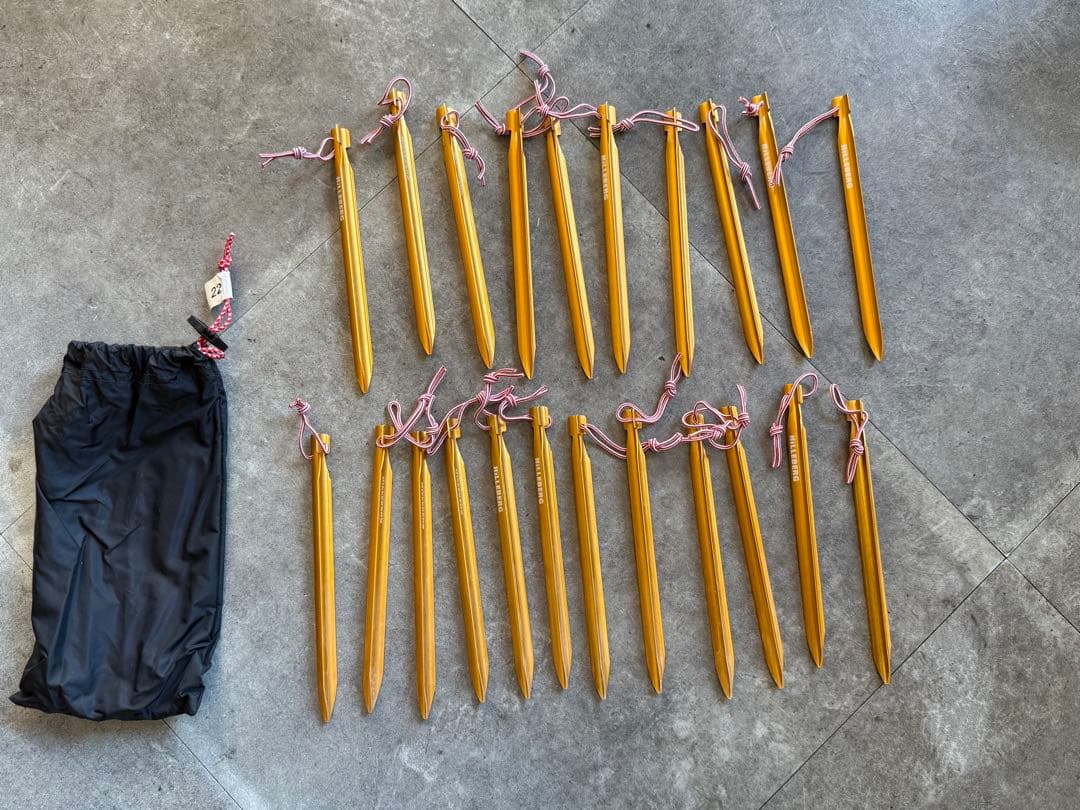 タープ&テントセット ヒルバーグ ナマッジ3GT ・フットプリント・20UL