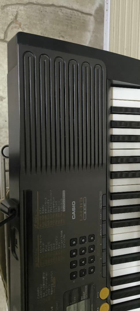 CASIO　LK-113　光ナビゲーションシステム　電子キーボード　椅子　各台付