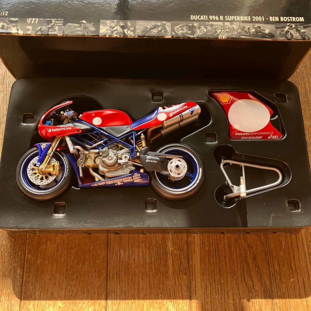 【新品・未使用】ミニチャンプス　DUCATI 996R 1/12