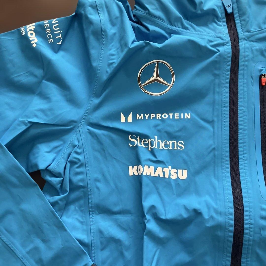 2024 ウイリアムズ　F1 チーム　スタッフ用レインジャケット　チーム支給品￼