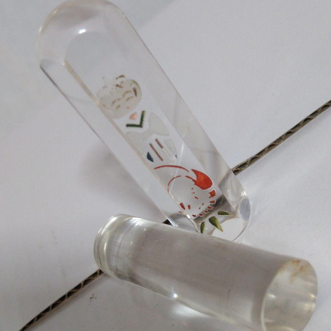 水晶の印鑑用の印石。高級天然石です。